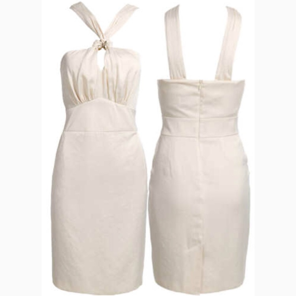 Reiss NWT Raina Gold Ring Dress (6)